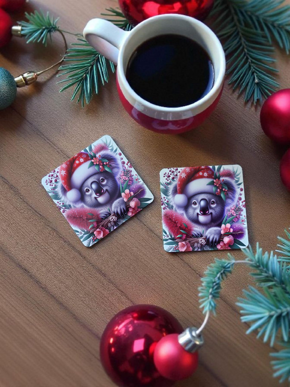 Coasters - Christmas Koala