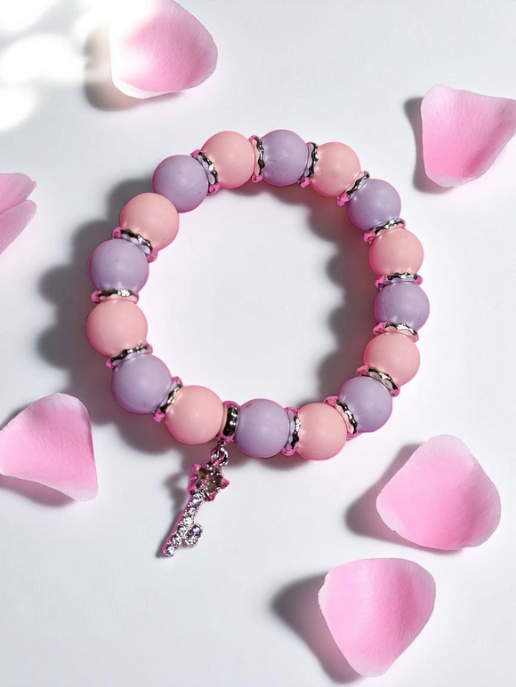 Silicone Bracelet - Star Key Pendant