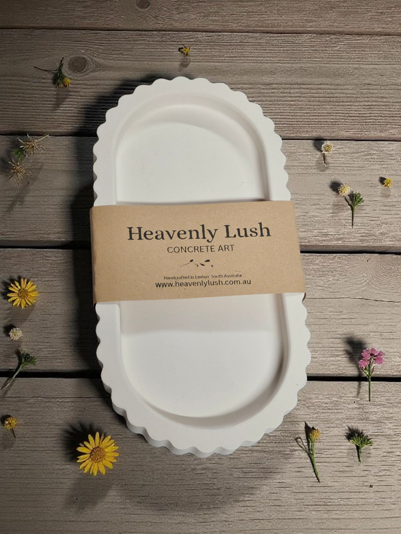 Small Oblong Dish - Cream/Beige