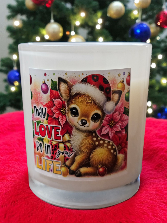 Candle - Christmas Deer