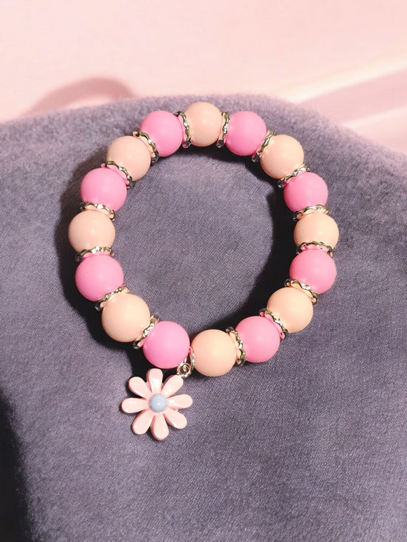 Silicone Bracelet - Flower Charm