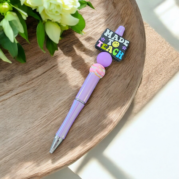 Beaded Pen - 'Made to Teach'