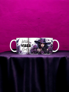 11oz Mug - "Witchy vibes only"