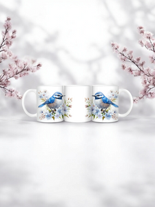 11oz Mug - Blue Wren