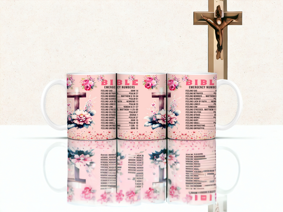Mug - BIBLE Emergency Numbers