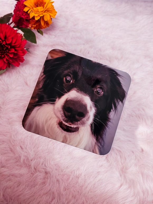 6pk Custom Photo Cork Coasters