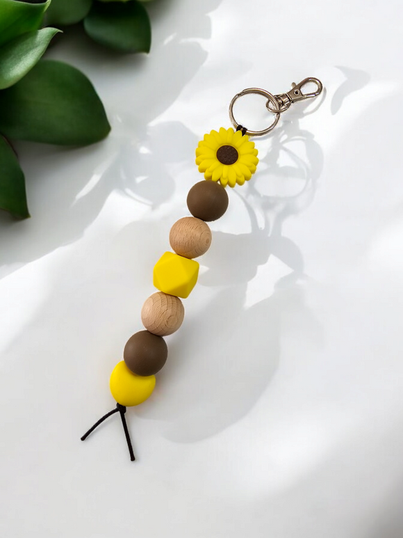 Large Keyring - Sunflower