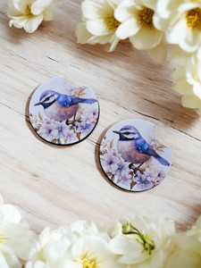 Car Coasters - Blue Wren (design 2)