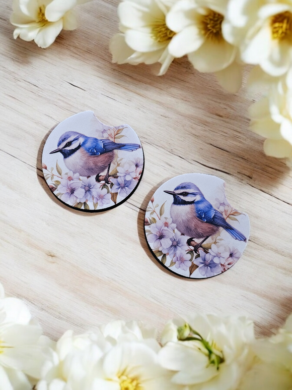 Car Coasters - Blue Wren (design 2)