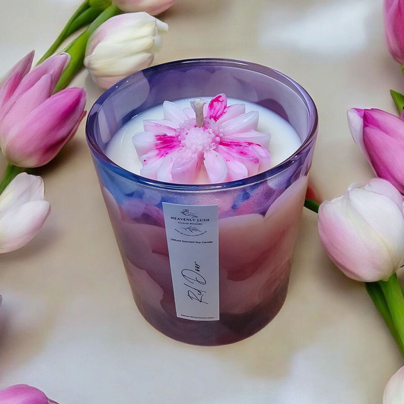 Limited Edition Flower Candle - Red Door