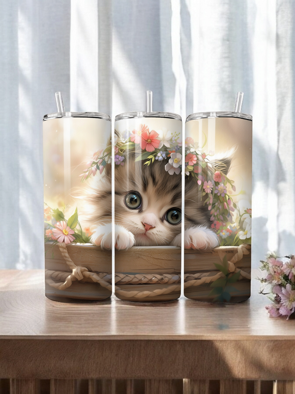 20oz Tumbler - Kitten