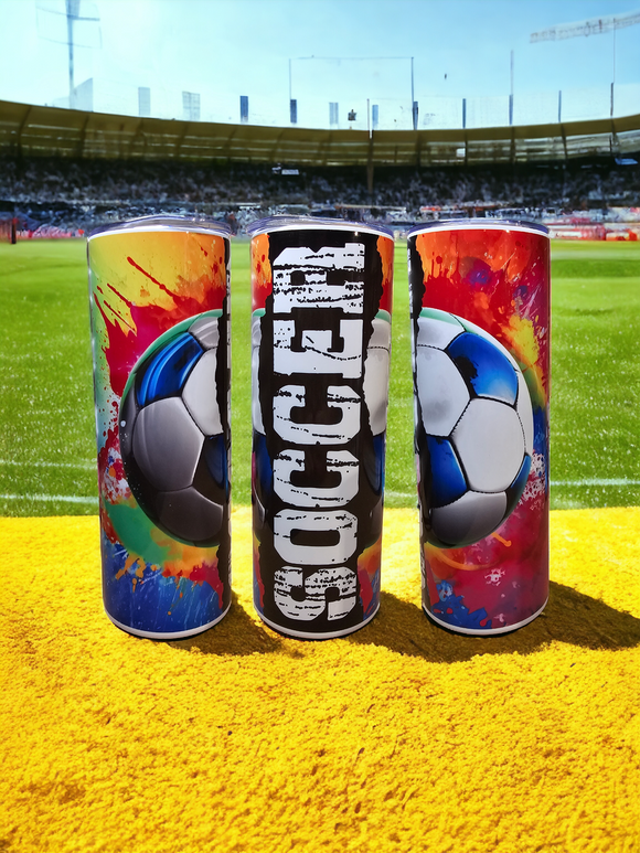 20oz Tumbler - Soccer