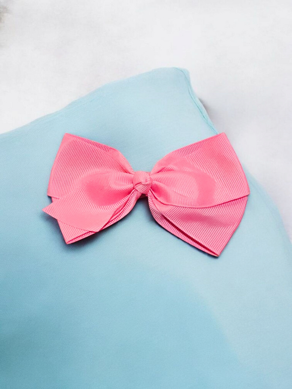 Kids Medium Hair bow - Deep Pink