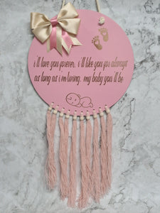 ⭐️60% OFF⭐️ "I'll love you forever" Kids Decor